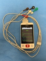 MINDRAY TD60 TELEMETRY TRANSMITTER WITH LOT NO. EY6511B LEAD WIRES