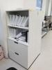 2 DRAWER, 2 SHELF VERTICAL FILING UNIT