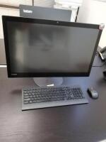 LENOVO THINKCENTRE COMPUTER MONITOR, KEYBOARD