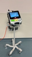 RESMED ASTRAL 150 VENTILATOR ON ROLLING STAND