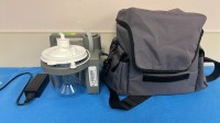 SUNRISE MEDICAL REF 7305P-041 PORTABLE SUCTION UNIT WITH CASE