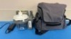 SUNRISE MEDICAL REF 7305P-041 PORTABLE SUCTION UNIT WITH CASE