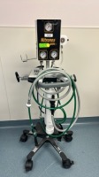 PARKER PORTER NITRONIX REF NOX-5000HD NITROUS OXIDE/OXYGEN MIXING SYSTEM ON REF 5300SCAVD ROLLING STAND