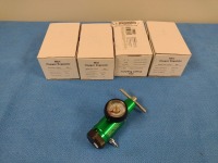 ROSCOE ITEM# RMI-15MINI MINI OXYGEN REGULATOR (NEW IN BOX), QTY (4)