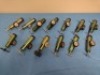 BIN OF BRASS SLEEVED 50 PSI O2 REGULATORS