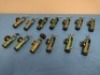 BIN OF BRASS SLEEVED 50 PSI O2 REGULATORS - 2