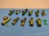 BIN OF BRASS SLEEVED 50 PSI O2 REGULATORS - 2