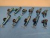 BIN OF BRASS SLEEVED 50 PSI O2 REGULATORS - 2