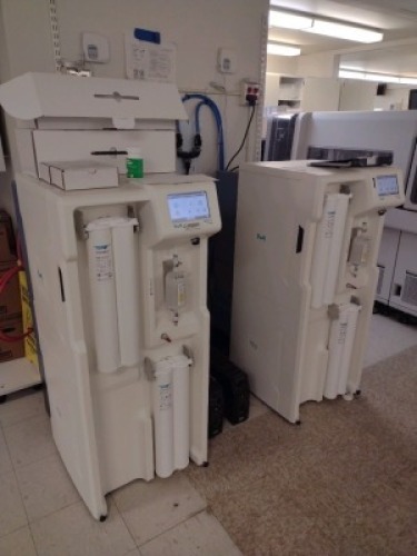 MILLIPORE MILLI-Q CLX 7080 WATER PURIFICATION SYSTEM, QTY. (2) (DEINSTALL REQUIRED)
