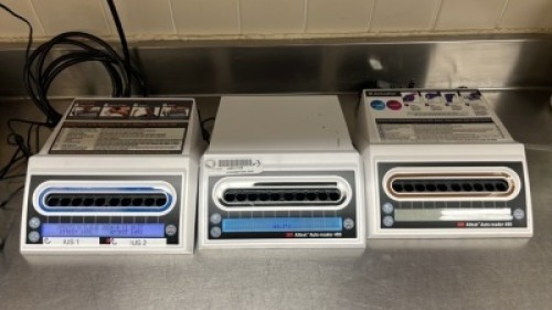 3M LOT OF (3) 3M ATTEST AUTO-READER 490