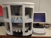 THERMO SCIENTIFIC VARISTAIN GEMINI ES SLIDE STAINER WITH CONTROLLER, HP L710 MONITOR