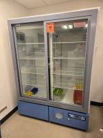 THERMO SCIENTIFIC MOBILE DOBULE SLIDING GLASS DOOR LABORATORY REFRIGERATOR