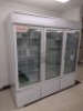 THERMO ELECTRON CORP. M/N JRG70-1814 TRIPLE GLASS DOOR LAB REFRIGERATOR