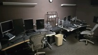 CONTENT OF ROOM TO INCLUDE: GO2 SIT STAND DESKS, DESK, X-RAY ILLUMINATOR, CHAIR, MONITORS (CPUS NOT INCLUDED)