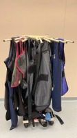TECHNO AIDE MOBILE VEST RACK WITH VESTS