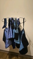 WALL MOUNTED LEAD VEST RACK WITH VESTS