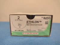 ETHICON ETHILON 2, 825G BLACK, MONOFILAMENT, NON ABSORBABLE SUTURE, EXP. 4/30/2027 (QTY. 1)