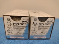 ETHICON PROLENE 5-0, 8698G BLUE MONOFILAMENT NON-ABSORBABLE SUTURE, 1/31/2026 (QTY. 2)