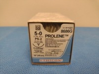 ETHICON PROLENE 5-0, 8686G BLUE MONOFILAMENT NON-ABSORBABLE SUTURE, 4/30/2026 (QTY. 1)