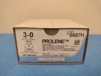 ETHICON PROLENE 3-0, 8687H BLUE, MONOFILAMENT, NON-ABSORBABLE SUTURE, EXP. 11/30/2026 (QTY. 1)