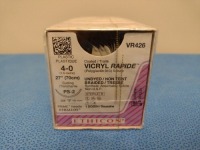 ETHICON VICRYL RAPIDE 4-0, VR426 UNDYED, BRAIDED ABSORBABLE SUTURE, EXP. 12/31/2026 (QTY. 1)