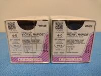 ETHICON VICRYL RAPIDE, VR426 UNDYED, BRAIDED ABSORBABLE SUTURE, EXP. 12/31/2026 (QTY. 2)