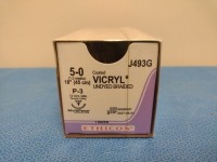 ETHICON VICRYL 5-0, J493G UNDYED BRAIDED SUTURE, 8/31/2027 (QTY. 1)