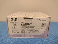 ETHICON VICRYL 3-0, J497H UNDYED BRAIDED ABSORBABLE SUTURE, EXP. 1/31/2028 (QTY. 1)