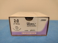 ETHICON VICRYL 2-0, J569H UNDYED BRAIDED SUTURE, EXP. 12/31/2026 (QTY. 1)
