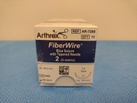 ARTHREX FIBERWIRE, AR-7200 BLUE SUTURE WITH TAPERED NEEDLE, EXP. 5/31/2027 (QTY. 1)