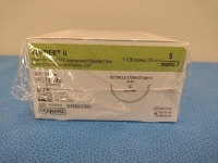 TELEFLEX TEVDEK II, 79-745 GREEN, BRAIDED, PTFE, IMPREGNATED POLYESTER, FIBER, NON-ABSORBABLE SUTURE, EXP. 7/8/2025 (QTY. 2)