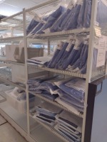 ASSORTED DRAPES AND BASINS