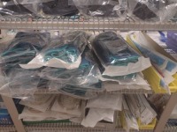 CONTENTS OF RACK TO INCLUDE (RACK NOT INCLUDED): COMPRESSION SLEEVES, CANNULAS, KCI CANNISTERS&hellip;