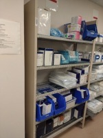 CONTENTS OF RACK TO INCLUDE (RACK NOT INCLUDED): COVIDIEN AND BD NEEDLES, BD CATHETERS, ARM SLINGS, FLOOR PADS&hellip;