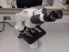 ZEISS LAB A1 AXIO MICROSCOPE WITH (E-PI 10X/20, E-PI 10X/20) OCULAR LENS, (N/NACROPLAN 50X/1, 0, A-PLAN 100X/1.25, 5X/0, 12, A-PLAN 10X/0, 25) OBJECTIVES - 13
