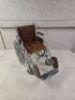 EVEREST & JENNINGS TRAVELER WHEELCHAIR (BROWN)