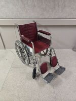 EVEREST & JENNINGS TRAVELER WHEELCHAIR (RED)