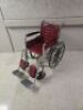 EVEREST & JENNINGS TRAVELER WHEELCHAIR (RED) - 2