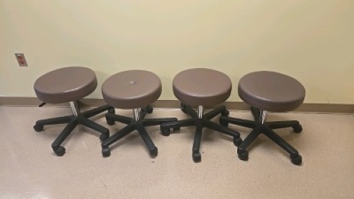 MIDMARK RITTER M/N 195-001-209 AIR LIFT EXAM STOOL, QTY. (4)