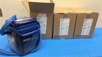 BREGG POLAR CARE CUBE REF 10701 WATER ICE CONTAINER, 1.6 VDC OUTPUT, 120 VAC 60 HZ INPUT TRANSFORMER, QTY. (3)