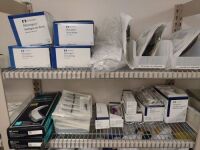 CONTENTS OF RACK TO INCLUDE (RACK NOT INCLUDED): SYRINGES, STRYKER CUFFS, TOURNIQUETS…