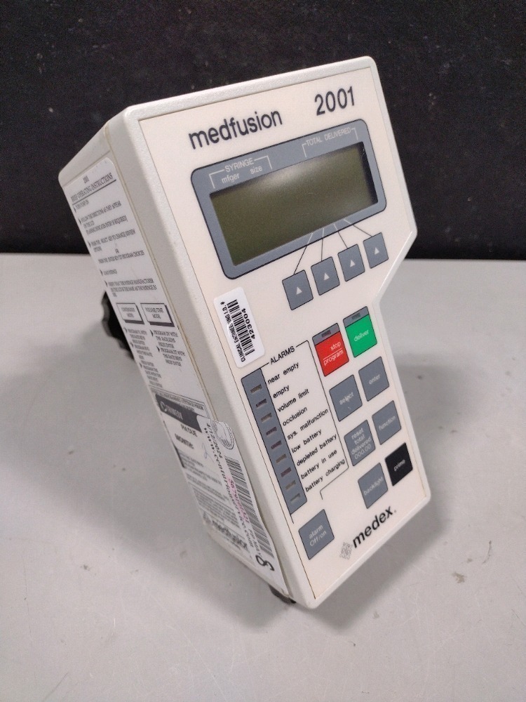 MEDEX INC. MEDFUSION 2001 INFUSION PUMP