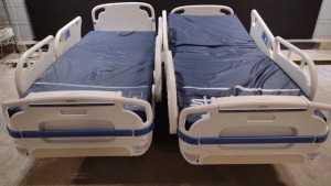 LOT OF (2) STRYKER 3005 S3 HOSPITAL BEDS WITH HEAD & FOOTBOARD (CHAPERONE WITH ZONE CONTROL, BED EXIT, SCALE) (IBED AWARENESS)