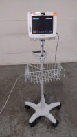 PHILIPS INTELLIVUE MP5 PATIENT MONITOR ON ROLLING STAND