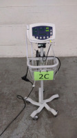 WELCH ALLYN 53STO VITAL SIGNS MONITOR ON ROLLING STAND