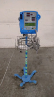 GE DINAMAP PRO 400V2 VITAL SIGNS MONITOR ON ROLLING STAND