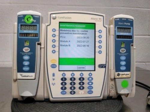 ALARIS 8015 INFUSION PUMP W/8100 MODULES