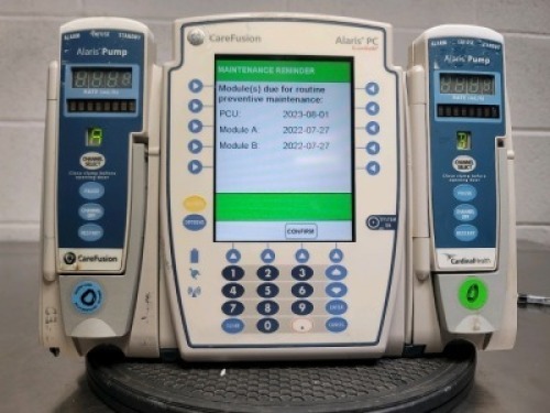 ALARIS 8015 INFUSION PUMP W/8100 MODULES