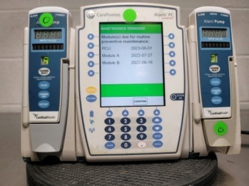 ALARIS 8015 INFUSION PUMP W/8100 MODULES