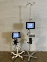 EDWARDS LIFESCIENCES MONITORS ON ROLLING STANDS